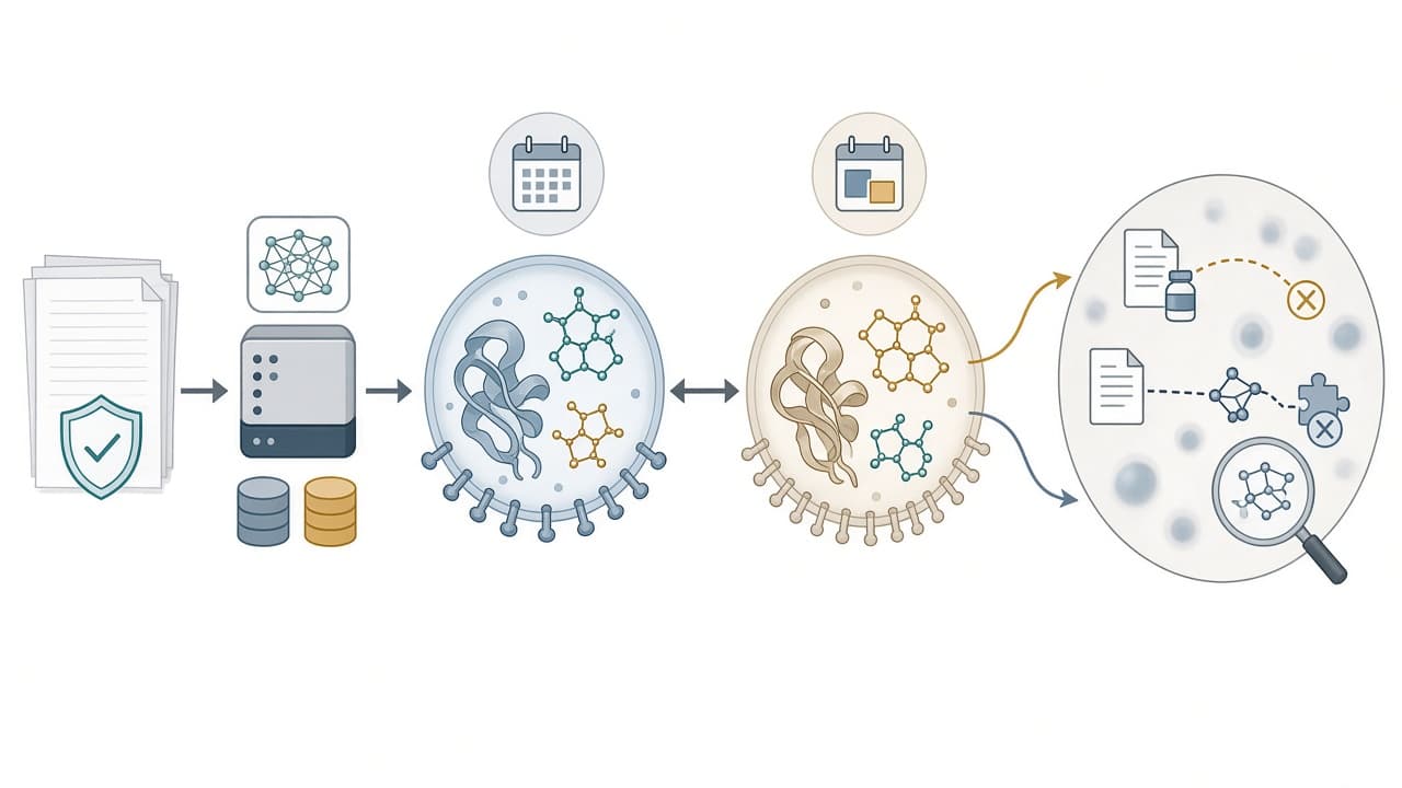 AI-generated editorial illustration: On-Premise Detection of a Guideline-Driven Oral Anticoagulation Shift in German Doctors' Letters Using Local Large Language Models.