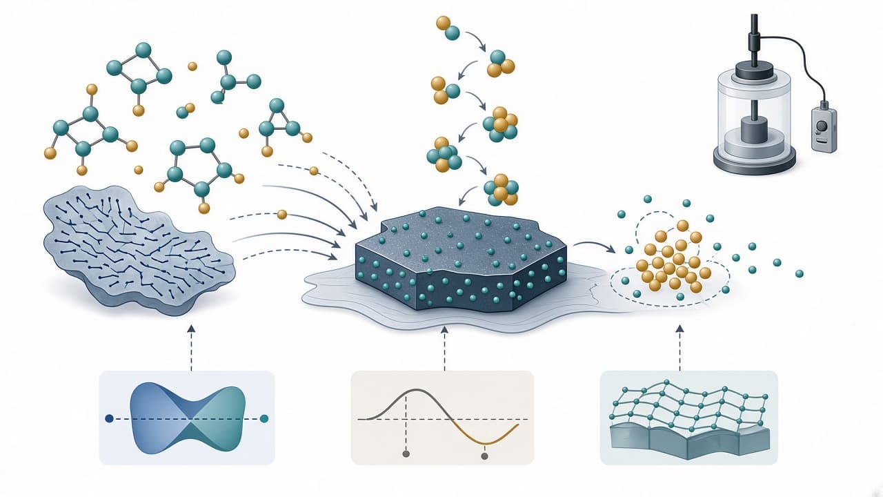 AI-generated editorial illustration: Rational design of advanced electrocatalysts based on reactivity descriptors for high-performance lithium-sulfur batteries.
