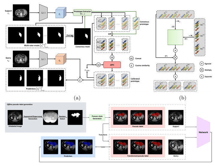 Source-provided article image: Attention-Based Prototype Calibration for Multi-rater Few-Shot Medical Image Segmentation