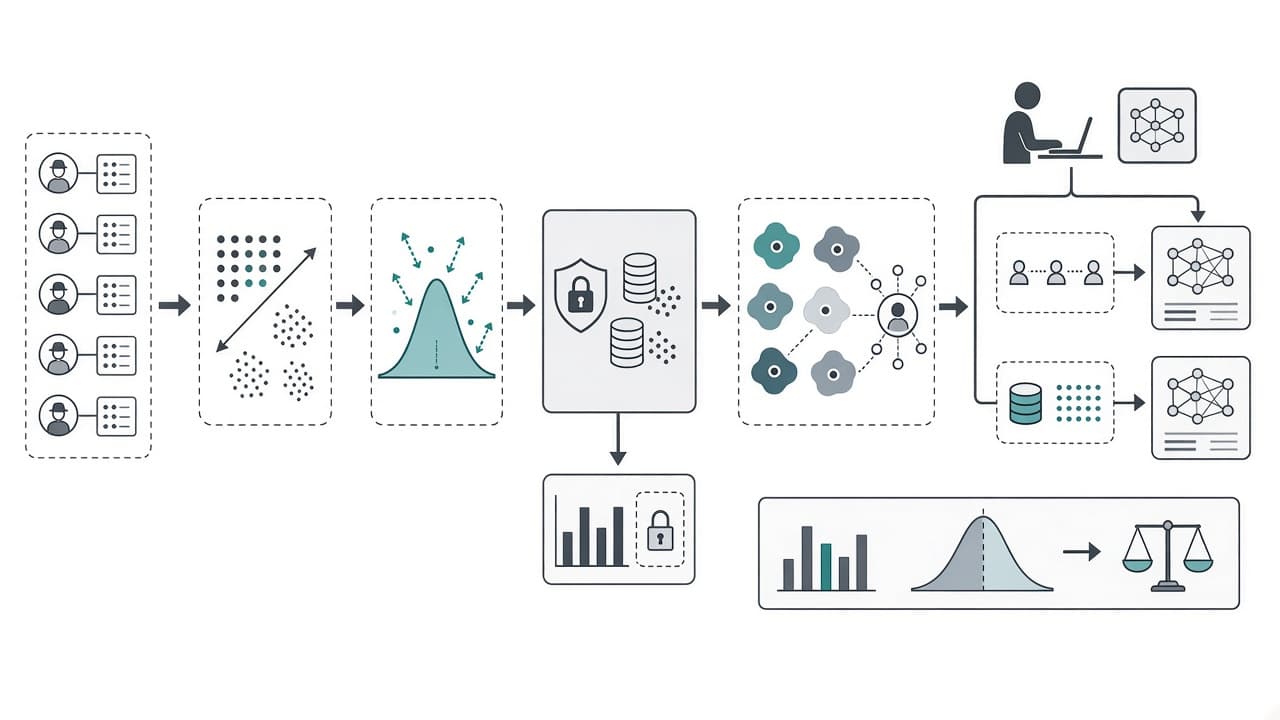 AI-generated editorial illustration: Empowering Digital Agriculture: A Privacy-Preserving Framework for Data Sharing and Collaborative Research