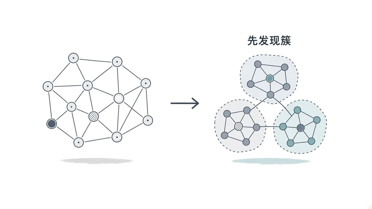AI-generated editorial illustration: Don’t Stop the Curious Neighbor: From Local Beliefs to Network-Wide Inference