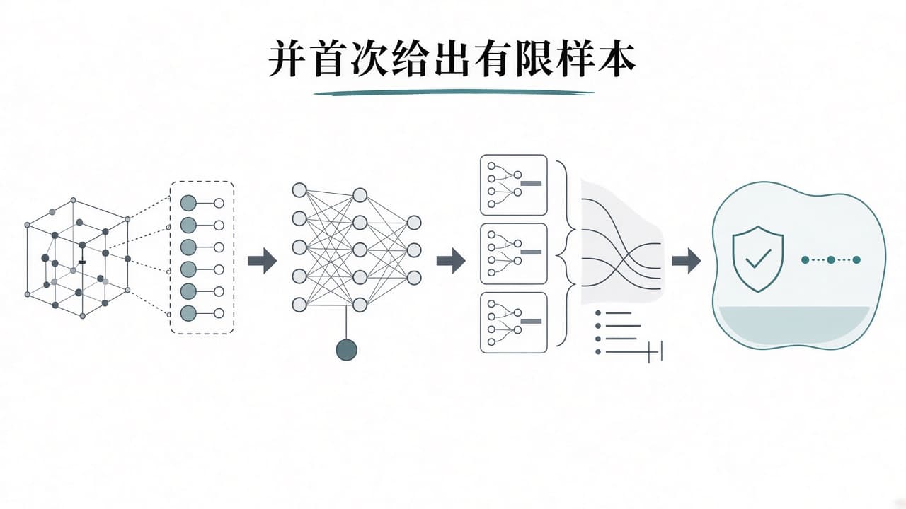AI-generated editorial illustration: Conformalized Quantum DeepONet Ensembles: Towards Scalable Operator Learning with Distribution-Free Guarantees