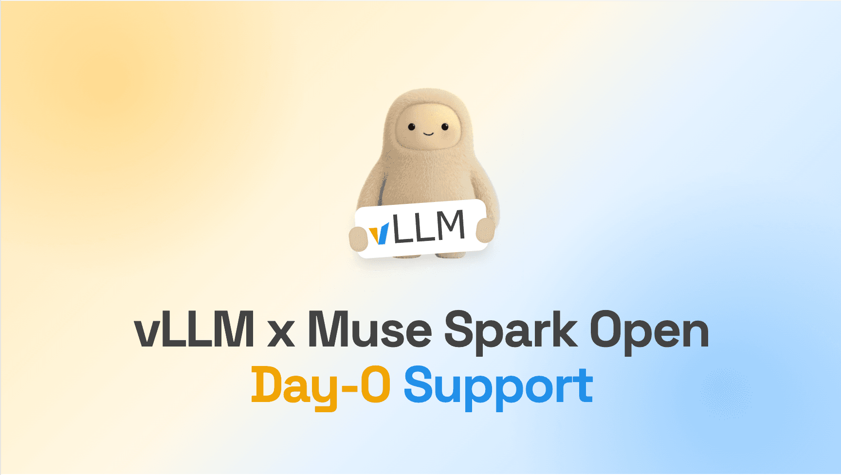 Source-provided article image: Day 0 support for Muse Spark Open on vLLM