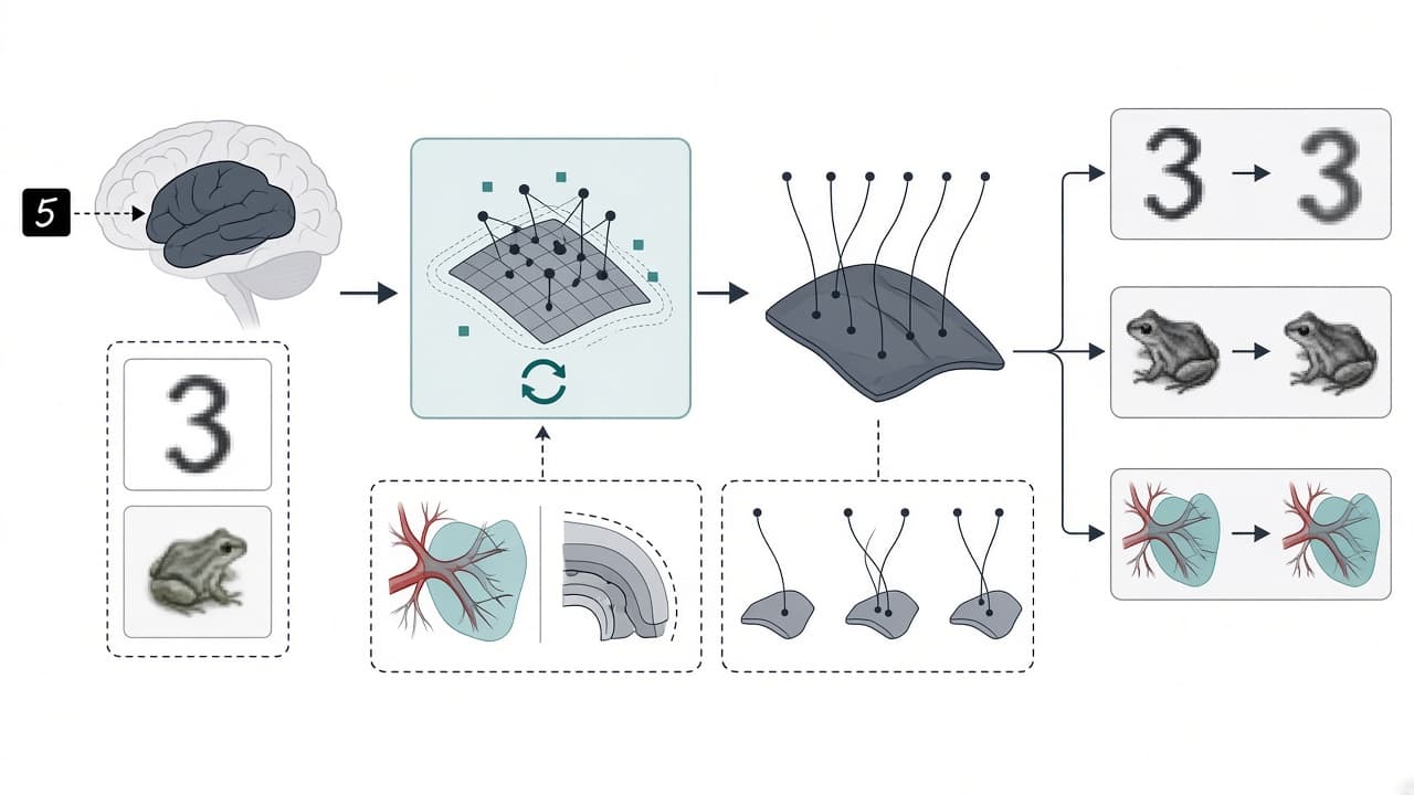 AI-generated editorial illustration: Percept-Aware Surgical Planning for Visual Cortical Prostheses with Vascular Avoidance