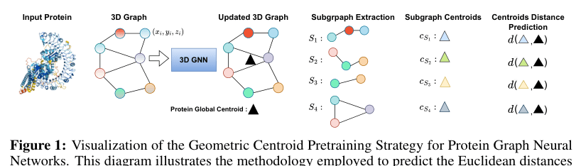 Source-provided article image: Geometric Self-supervised Pretraining on 3D Protein Structures Using Subgraphs