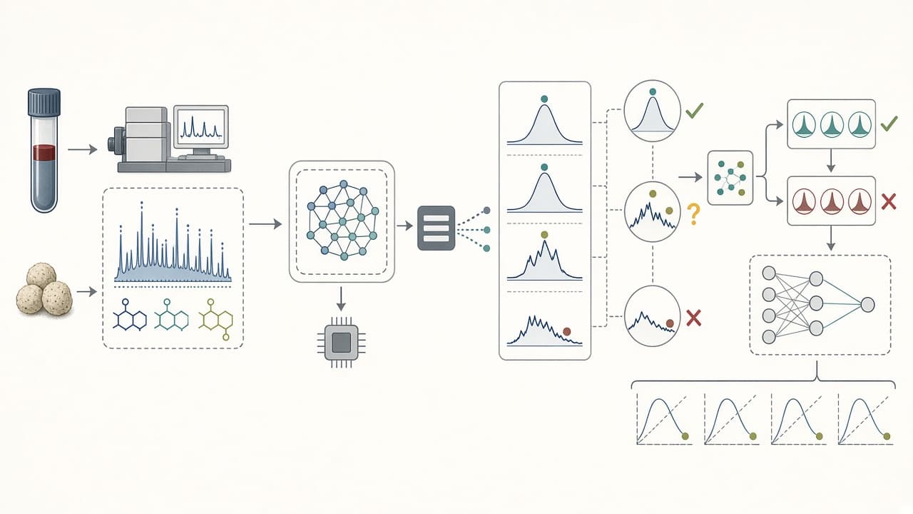 AI-generated editorial illustration: OpenLipid: a large language model workflow for targeted analysis of DIA mass spectrometry data in lipidomics