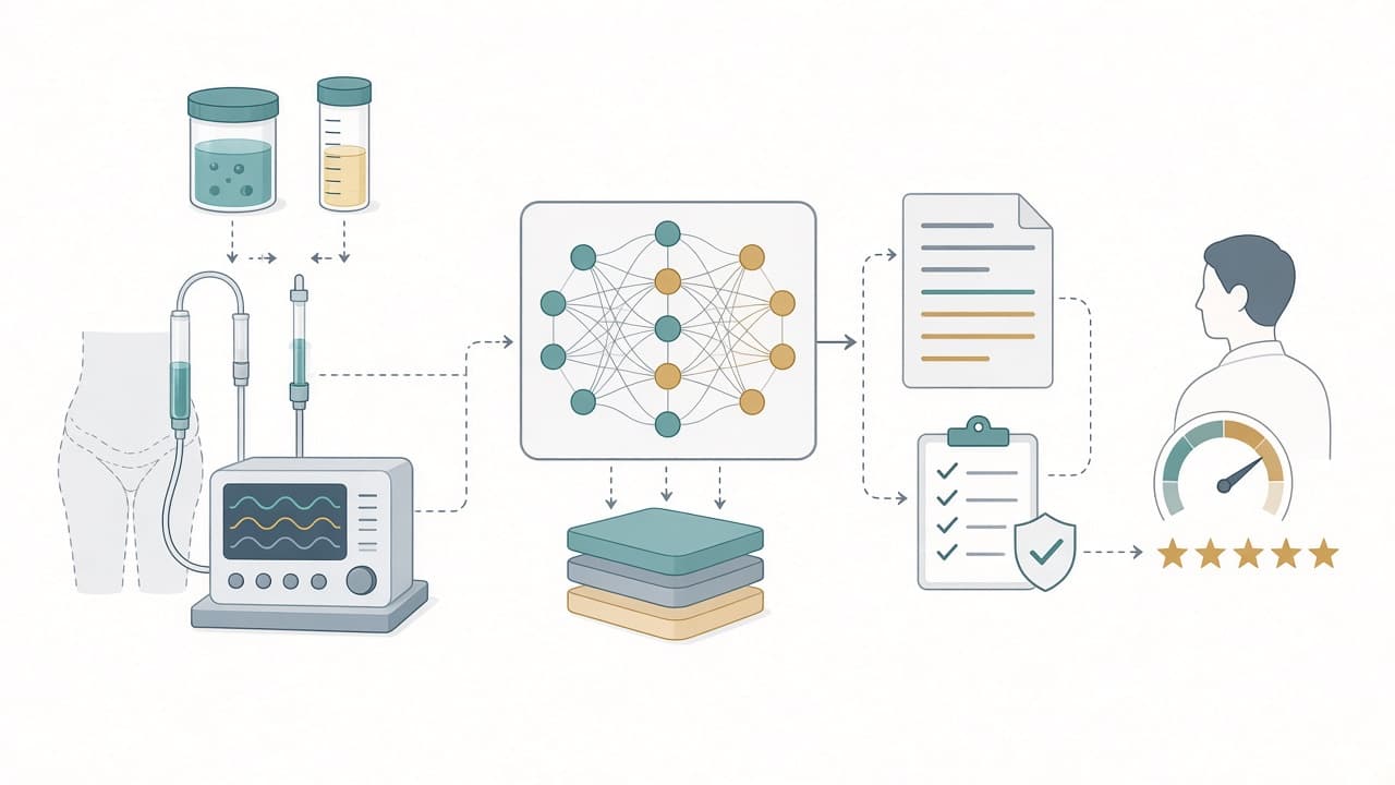 AI-generated editorial illustration: Development and Validation of Urodynamic Report Writer: A Chat GPT App.