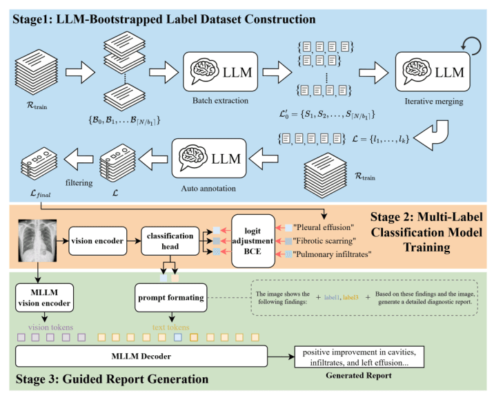 Source-provided article image: LLM-Bootstrapped Targeted Finding Guidance for Factual MLLM-Based Medical Report Generation