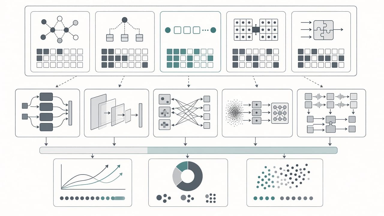 AI-generated editorial illustration: Parameter-Efficient Fine-Tuning for Foundation Models