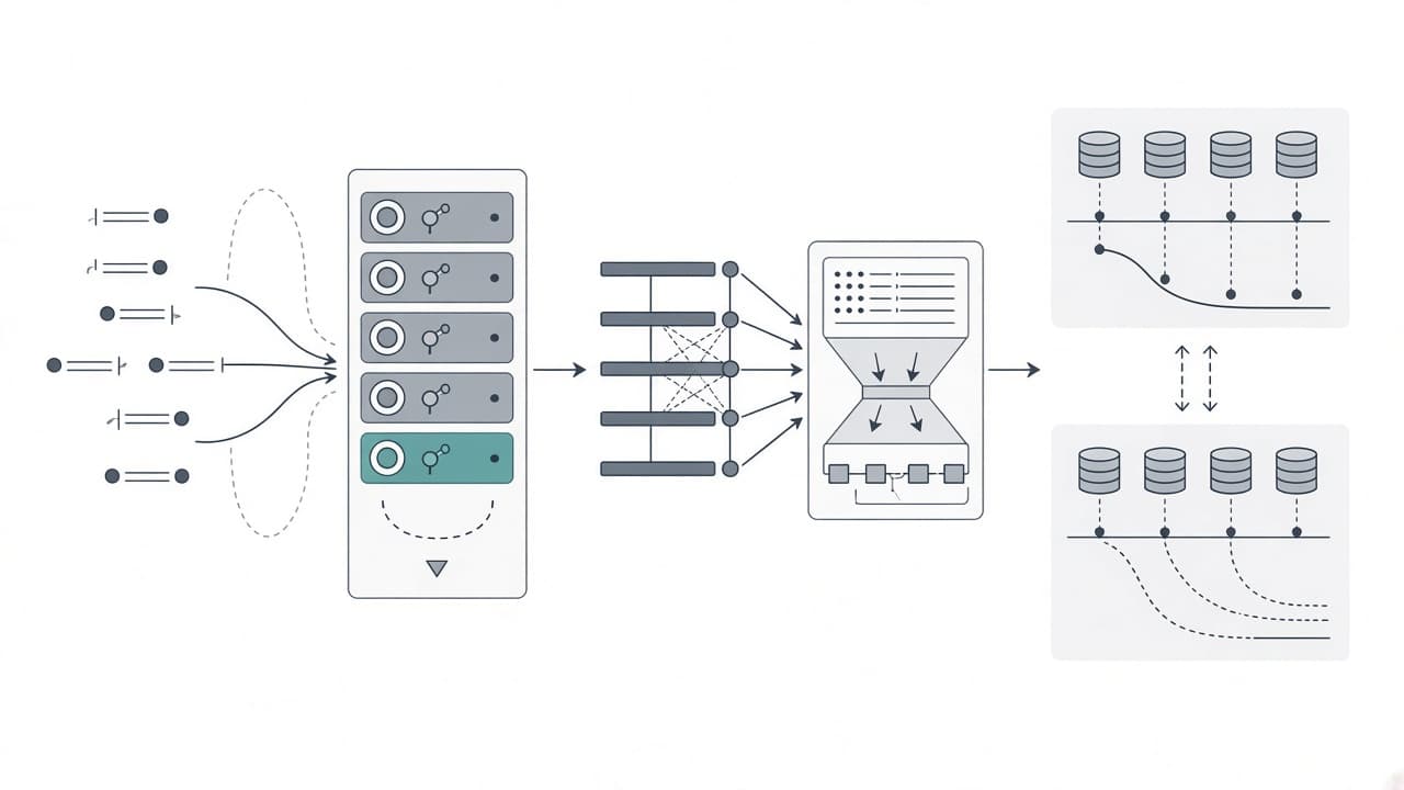 AI-generated editorial illustration: Routing Should Pay for Itself: Sparse Supervision for Economical LLM Routing