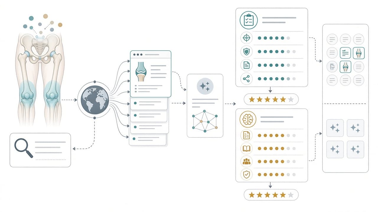 AI-generated editorial illustration: Quality of Online Information for Management of Leg Pain in Children and Adolescents With Hypermobility-Associated Conditions.